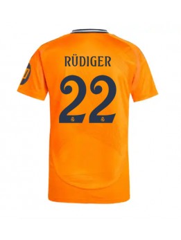 Real Madrid Antonio Rudiger #22 Auswärtstrikot 2024-25 Kurzarm